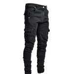 Men’s Slim Fit Stacked Cargo Jeans