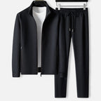 Men's Zip Jacket and Jogger Tracksuit Set