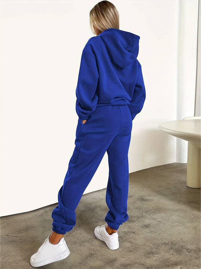 Women's Two-Piece Hoodie and Jogger Pants Set