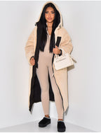 Women’s Long Hooded Quilted Jacket