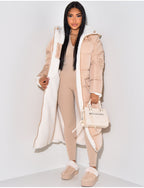 Women’s Long Hooded Quilted Jacket
