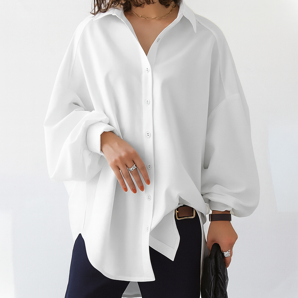Women's Oversized Button Shirt
