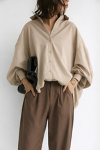 Women's Oversized Button Shirt
