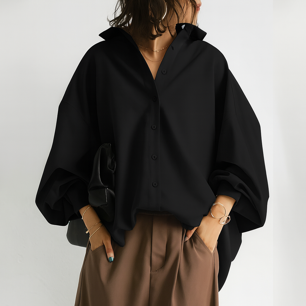 Women's Oversized Button Shirt
