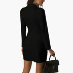 Women's Long Sleeve Blazer Dress
