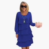 Women's Long Sleeve Tiered Dress