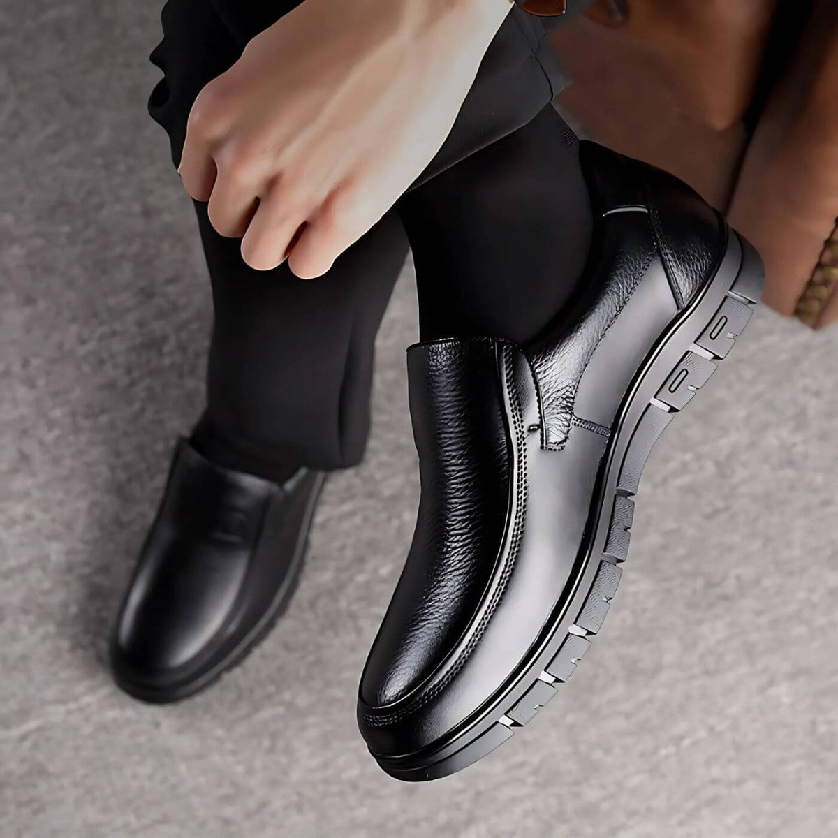 Men's Slip-On Loafers with Chunky Soles