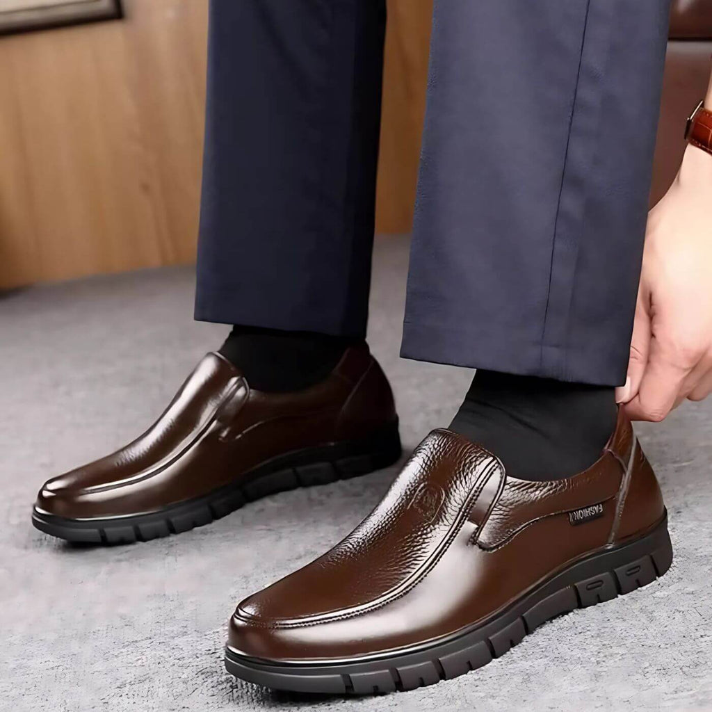 Men's Slip-On Loafers with Chunky Soles