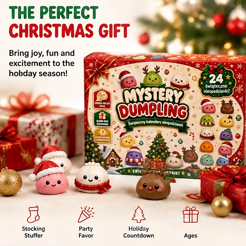 Christmas Squishy Dumpling Advent Calendar 24 Pieces