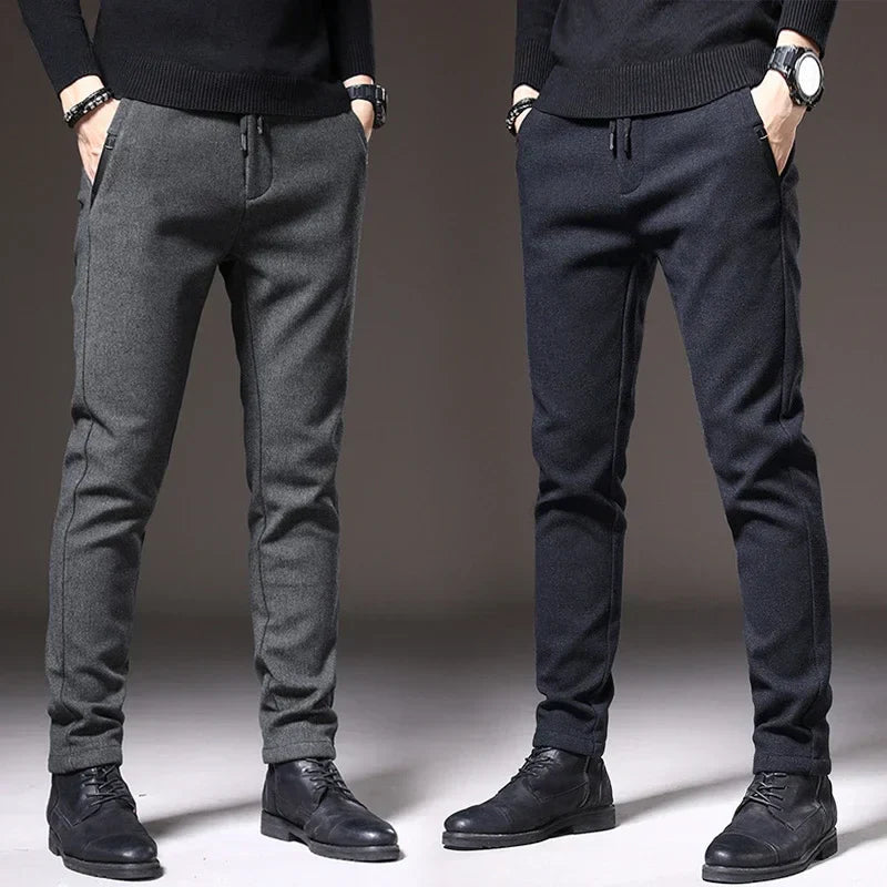 Men's Slim Drawstring Casual Pants