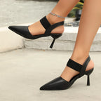 Women’s Pointed-Toe Slingback Heels
