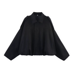 Women's Oversized Zip Front Bomber Jacket