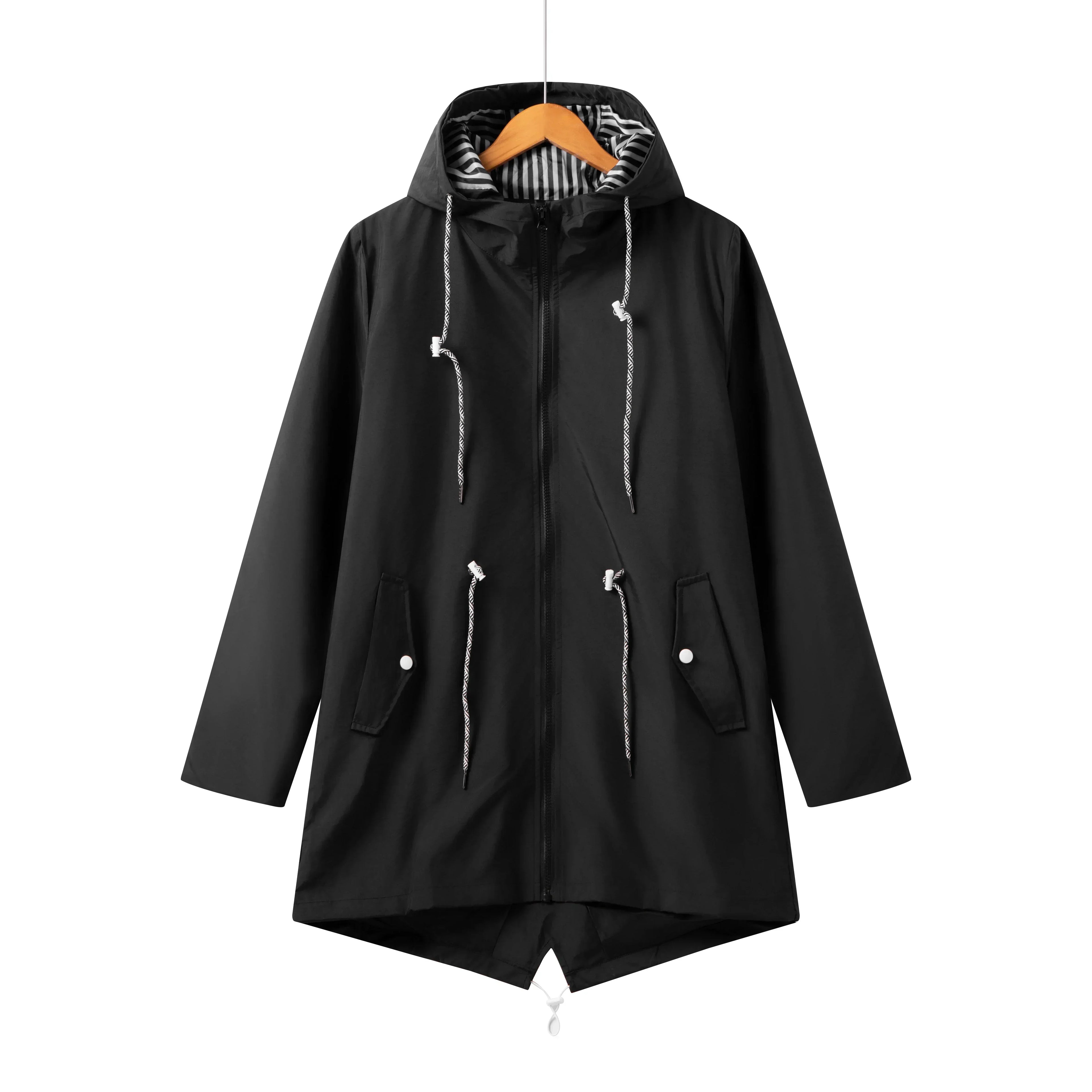 Women’s Hooded Longline Jacket