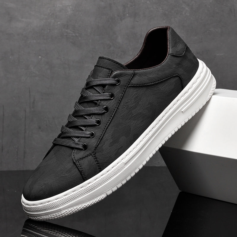 Men’s Thick Sole Lace-Up Sneakers