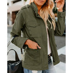 Women’s Army Jacket with Utility Pockets