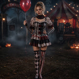 Women’s Halloween Horror Clown Costume