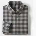 Men's Long Sleeve Plaid Button Down Shirt