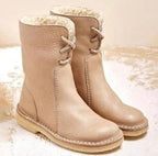 Women's Pull-On Ankle Boots with Side Ties