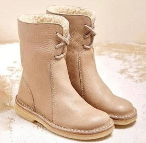 Women's Pull-On Ankle Boots with Side Ties
