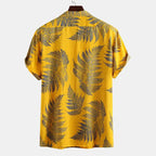 Men's Tropical Print Short Sleeve Shirt