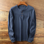 Men's Long Sleeve Henley Shirt