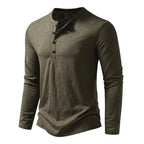 Men’s Long Sleeve Henley Shirt