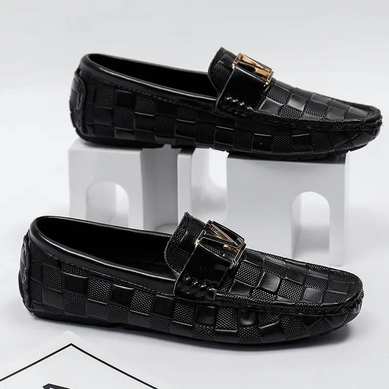 Men's Woven Slip-On Loafers