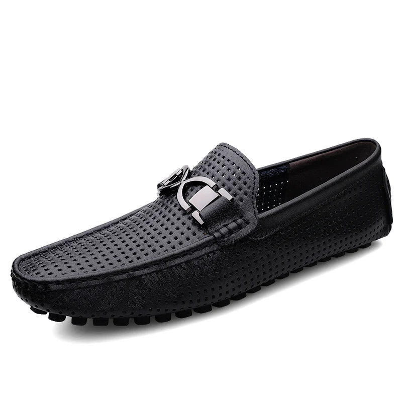 Men's Perforated Driving Loafers