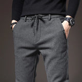 Men's Slim Drawstring Casual Pants