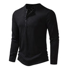 Men’s Long Sleeve Henley Shirt