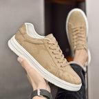 Men’s Thick Sole Lace-Up Sneakers