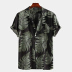 Men's Tropical Print Short Sleeve Shirt