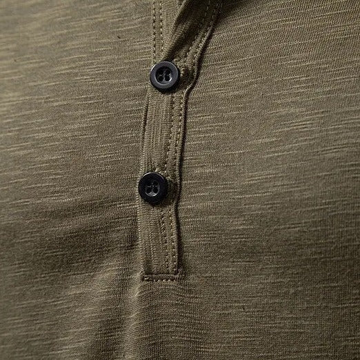 Men’s Long Sleeve Henley Shirt