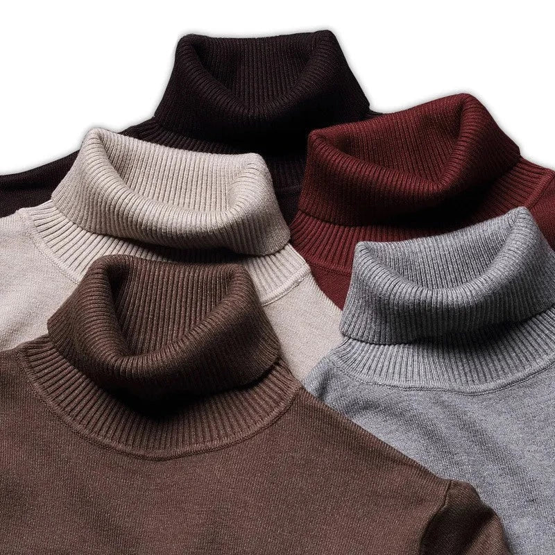 Men’s Classic Knit Turtleneck Sweater