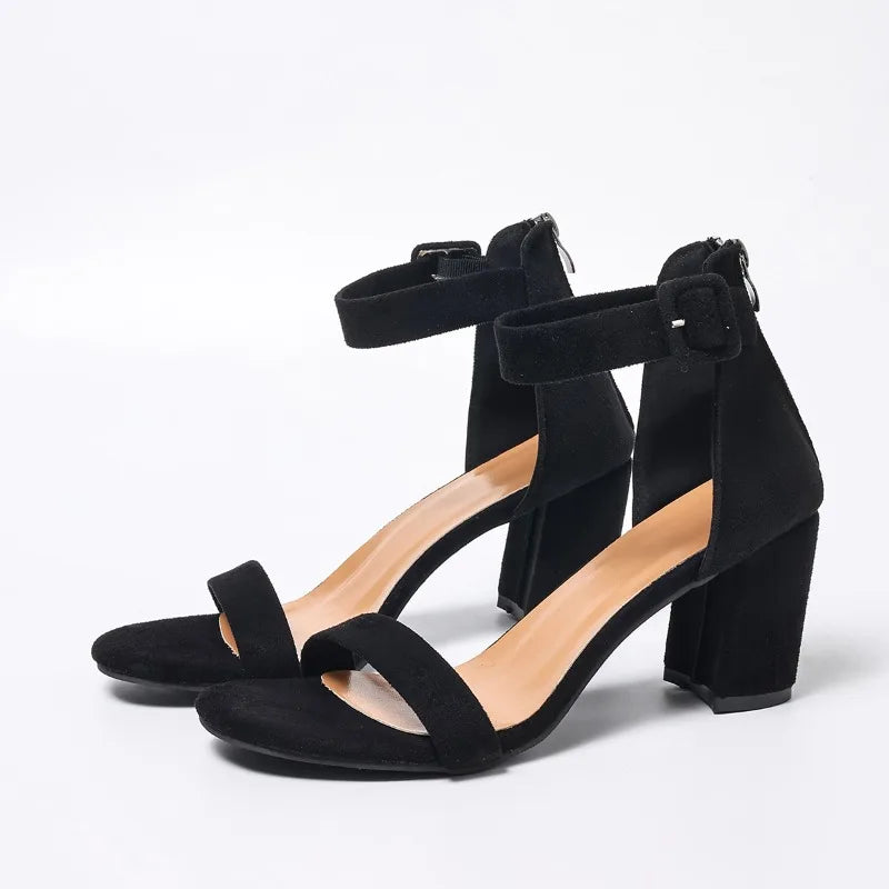Women’s Ankle-Strap Block Heel Sandals