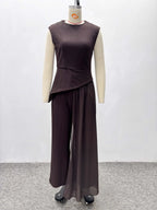 Women’s Wide-Leg Pant Set