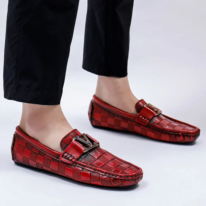 Men's Woven Slip-On Loafers