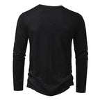 Men’s Long Sleeve Henley Shirt