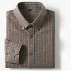 Men's Long Sleeve Plaid Button Down Shirt