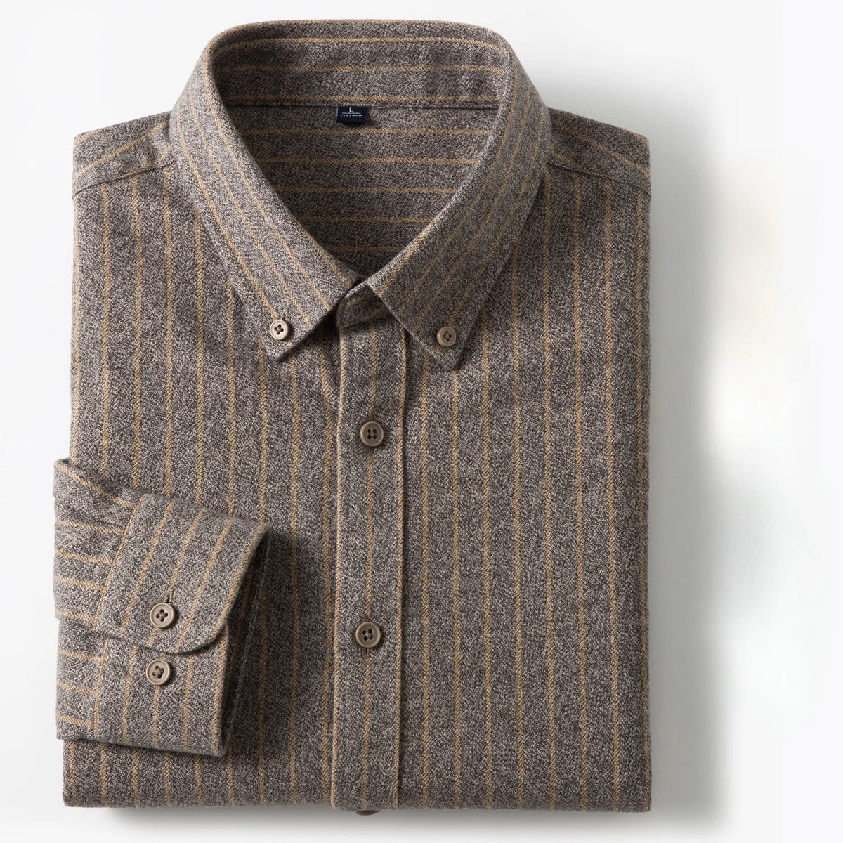 Men's Long Sleeve Plaid Button Down Shirt