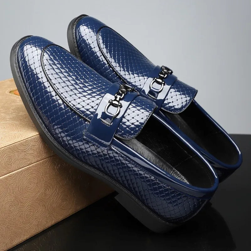 Men's Textured Dress Loafers