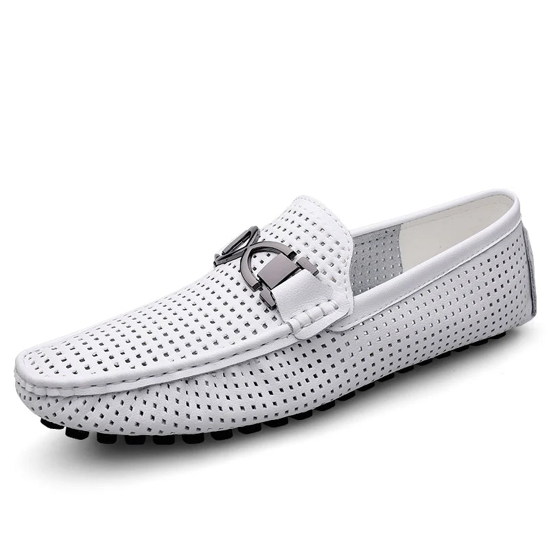 Men's Perforated Driving Loafers