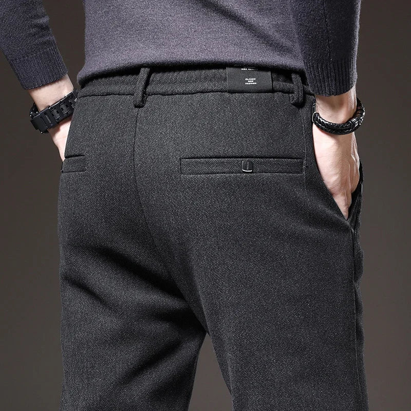 Men's Slim Drawstring Casual Pants