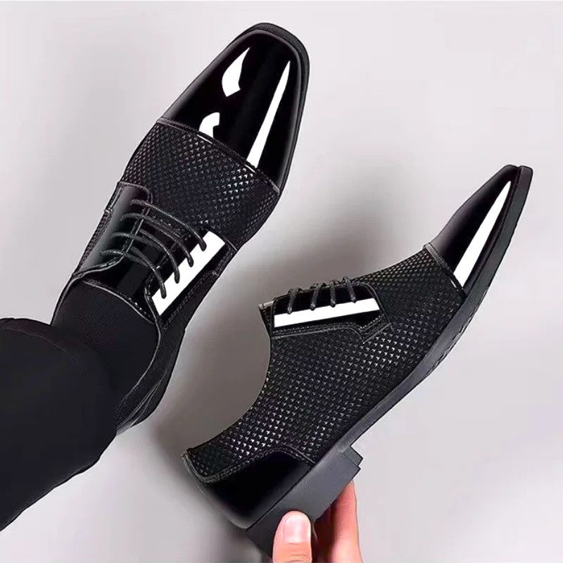 Men's Patterned Oxford Dress Shoes