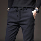 Men's Slim Drawstring Casual Pants