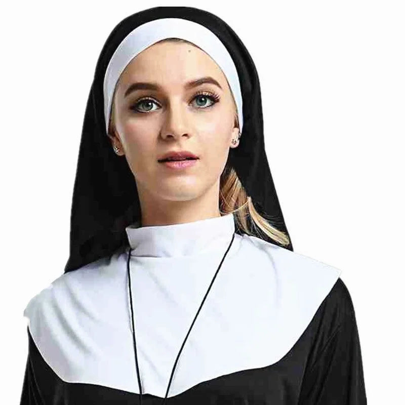 Women’s Halloween Hooded Nun Costume