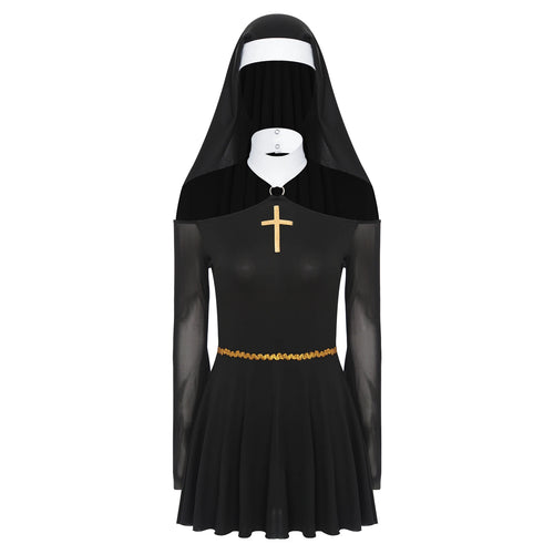 Women’s Sexy Halloween Nun Costume