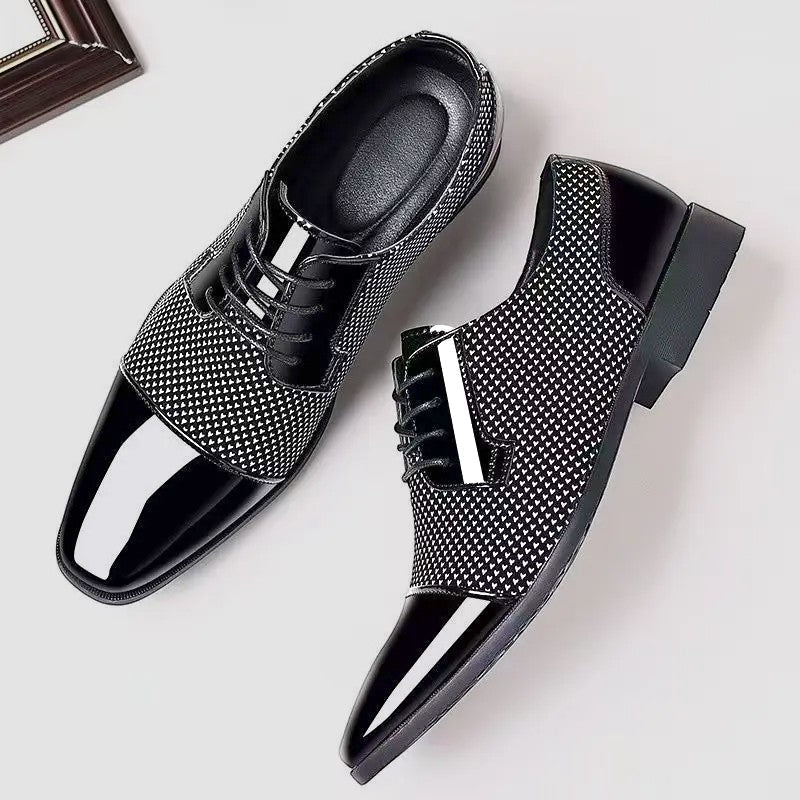 Men's Patterned Oxford Dress Shoes