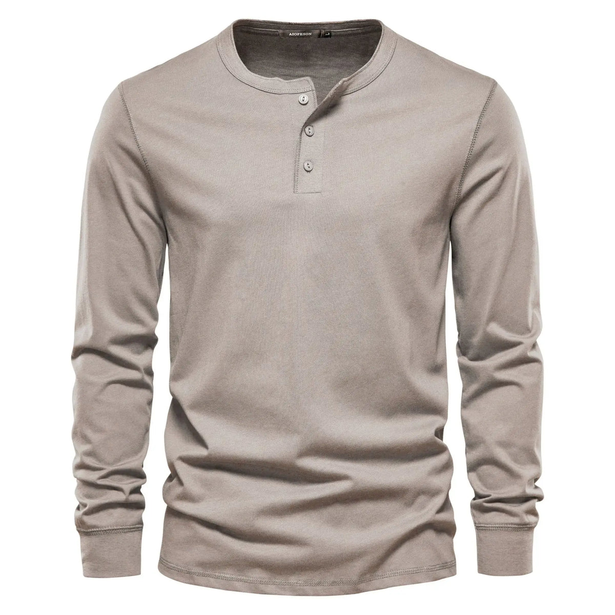 Men's Long Sleeve Henley Shirt