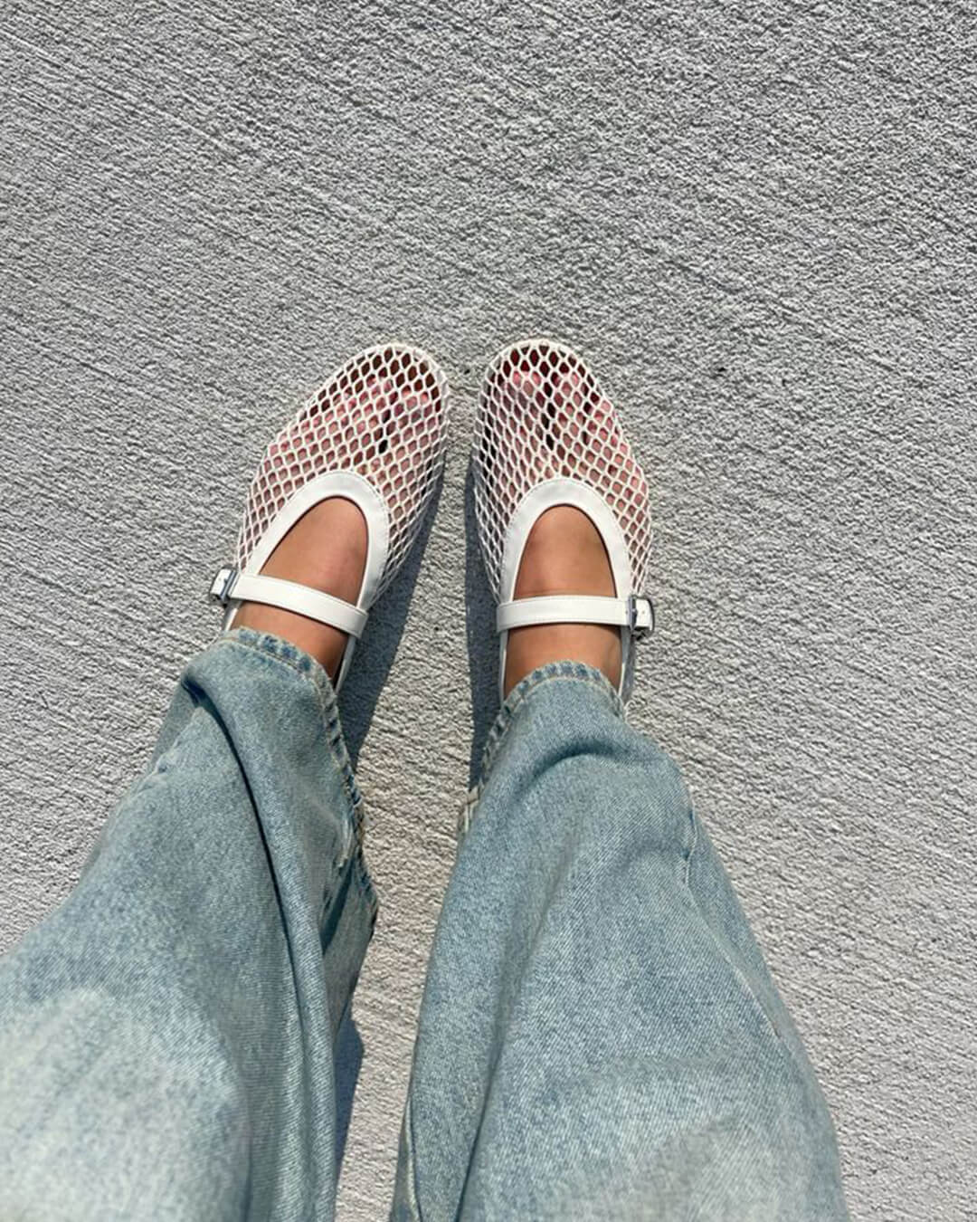 Women’s Mesh Mary Jane Flats